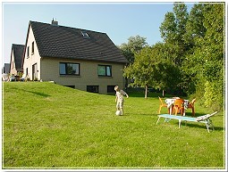 Gartenbereich mit Sitzecke fr die Gste