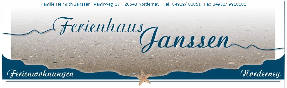 Ferienhaus Janssen Norderney